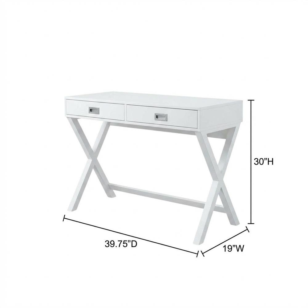 Durable Rubberwood Office Desk With Non-Lead Base Paint Finish
