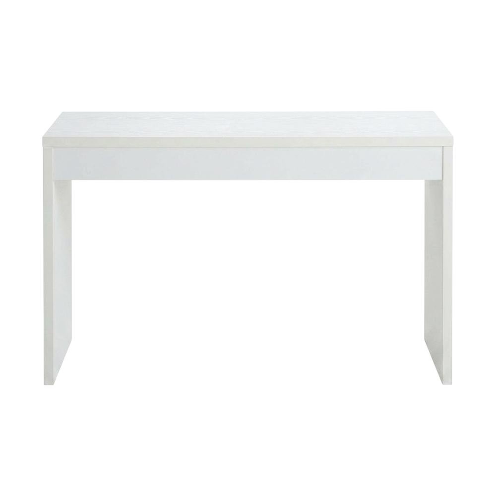 Entryway Console Desk, White, 48 Inch, Versatile, Hall Table