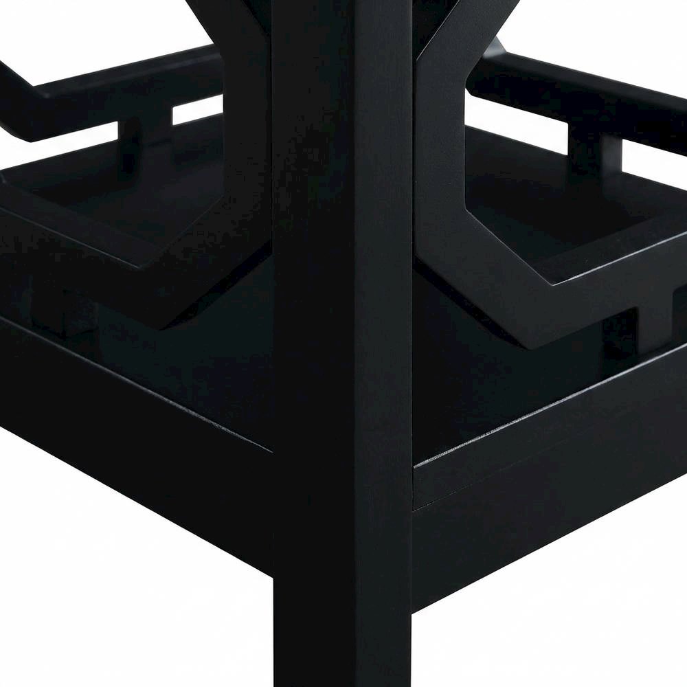 Wooden End Table with Sleek Design and Stable Construction