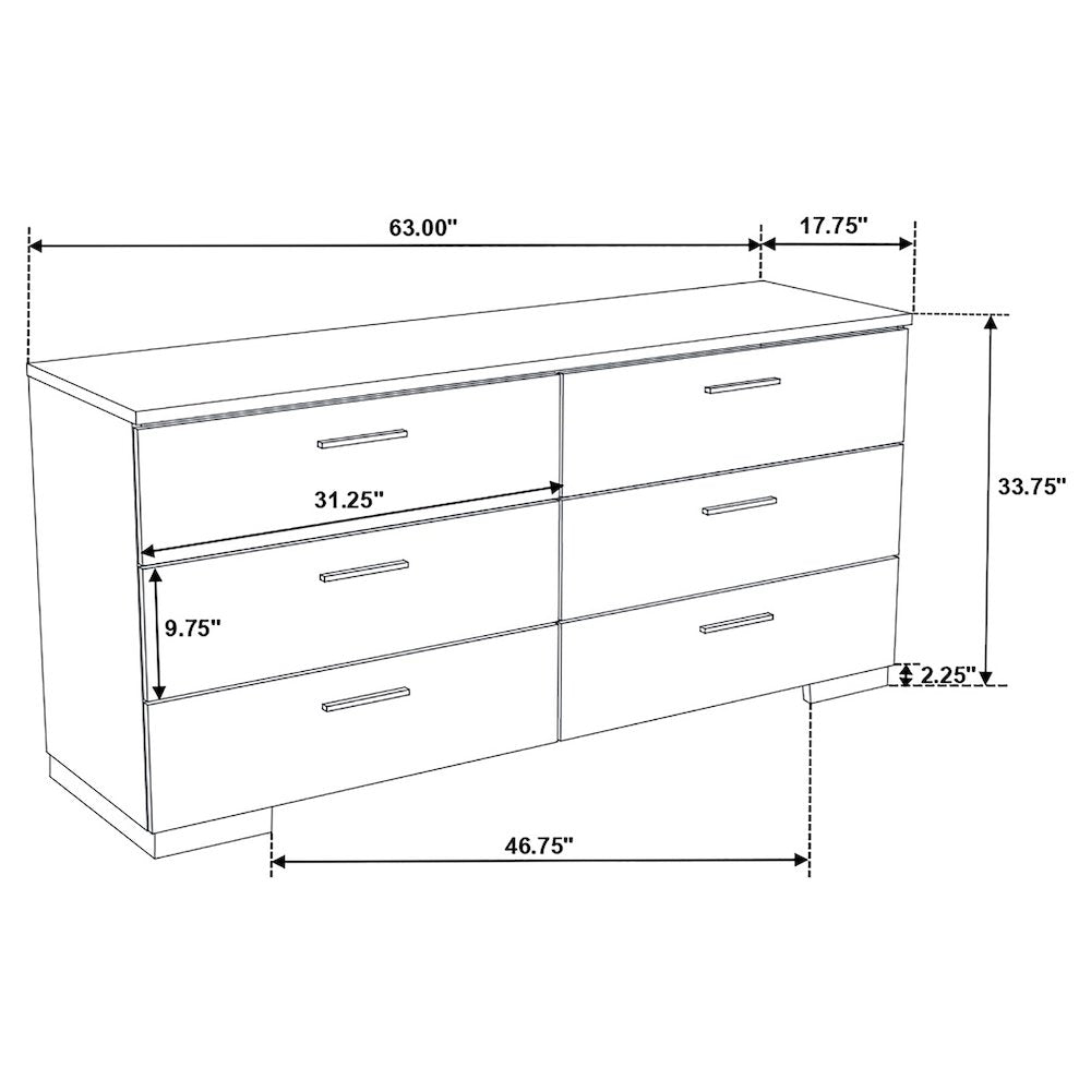 Jeremaine 4-piece Eastern King Bedroom Set White