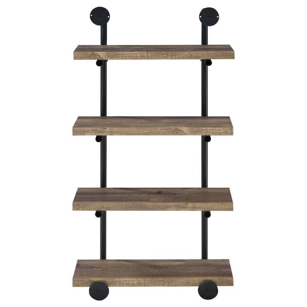 Rustic Wall Shelf – Stylish Shelves for Room Wall with Four Tiers