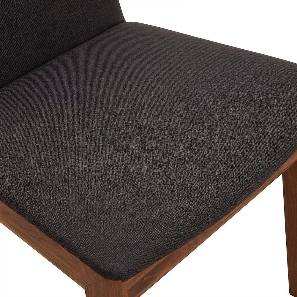 Mid-Century Dining Chairs Set of 2, Upholstered Accent Chair,Black