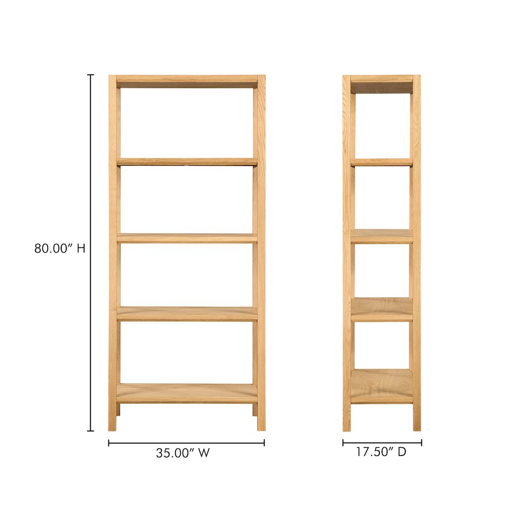 Nolan Bookcase Natural