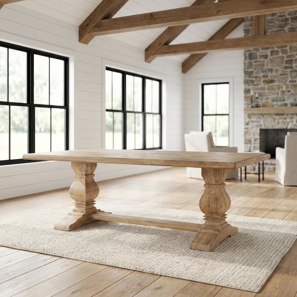 72 Inch Rectangle Solid Wood Dining Table, Dining Room Table,Antique Oak