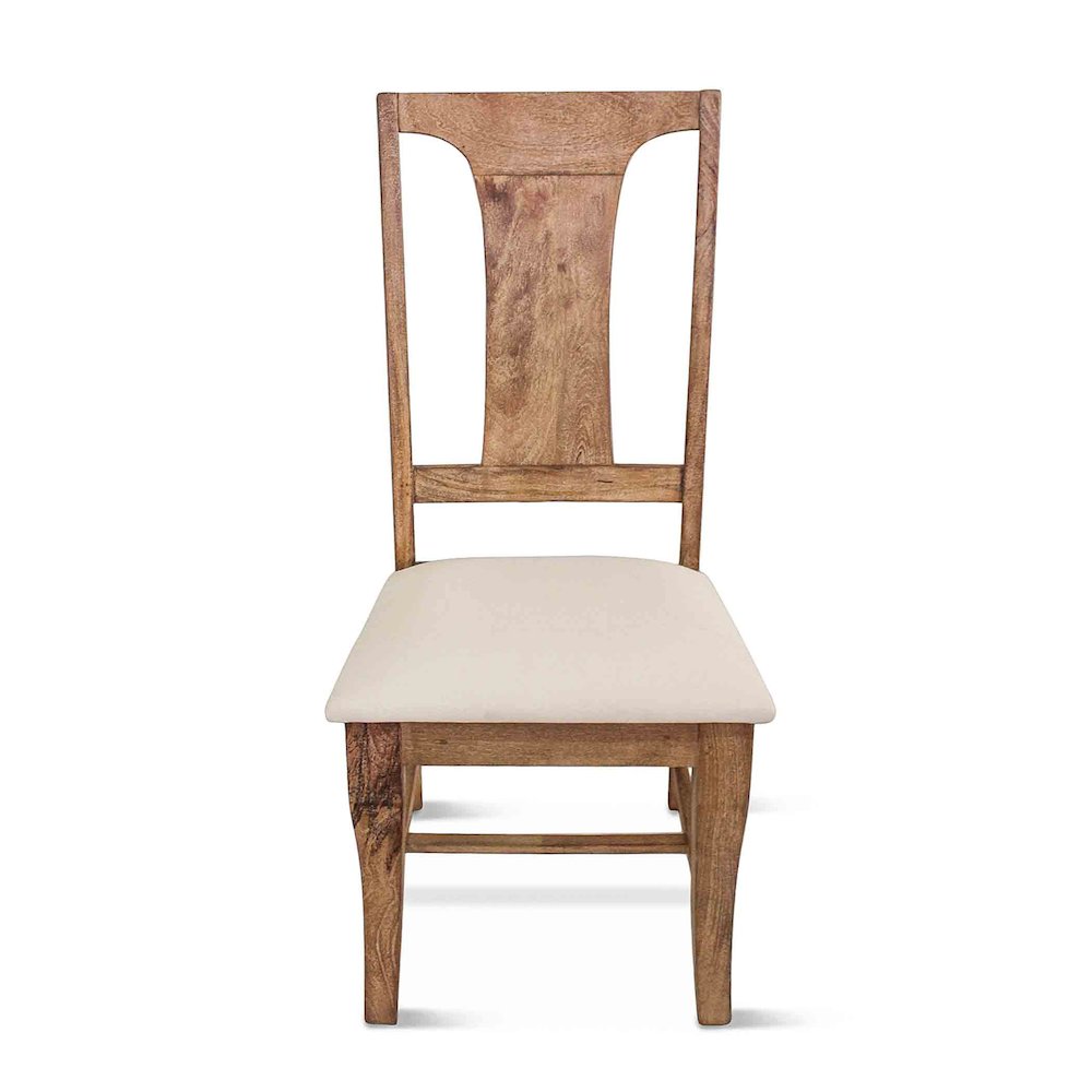 Pengrove Dining Chair in Cream Linen and Antique Oak
