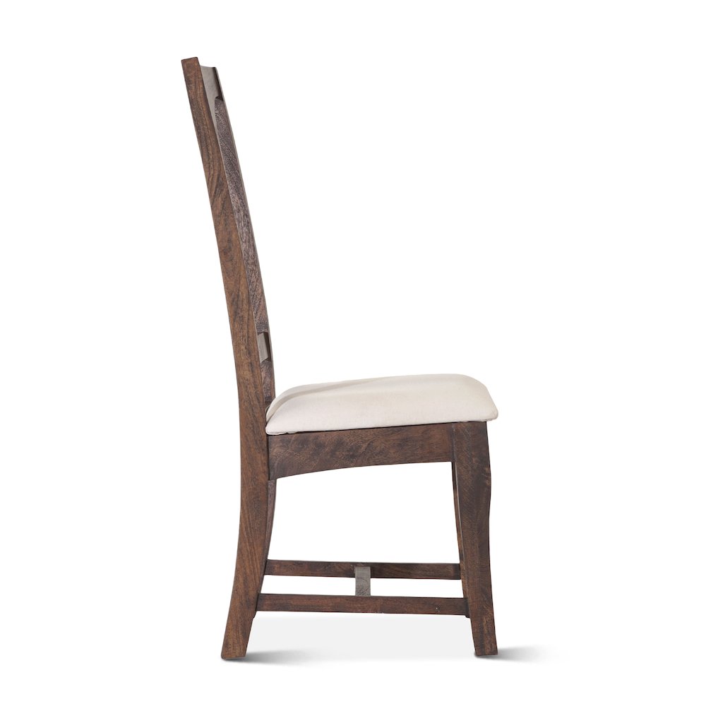Toulon Upholstered Dining Chair in Weathered Mango