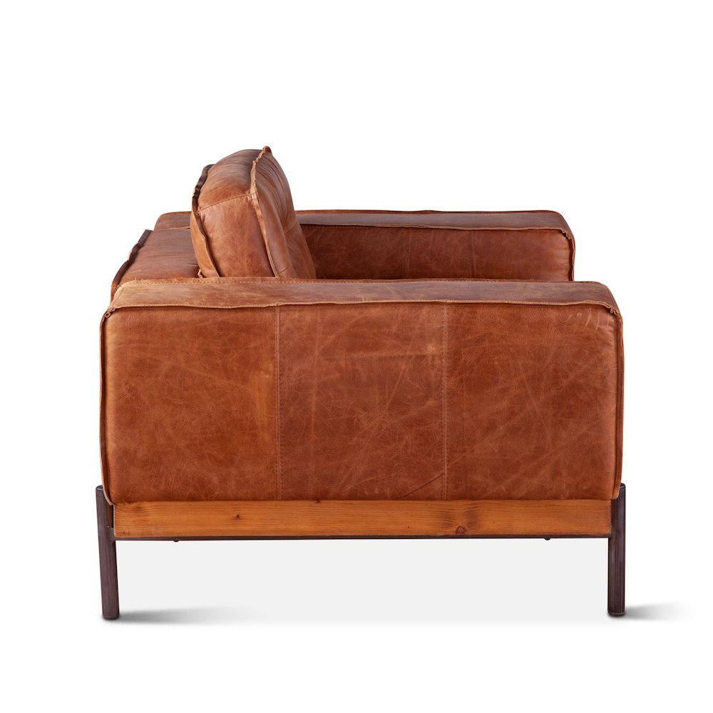 Chiavari Armchair in Vintage Cognac Leather