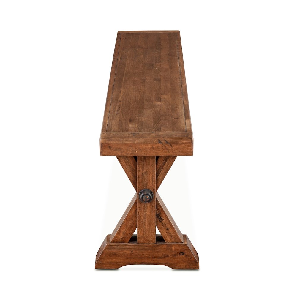 Aspen 82" Bench with Earth Finish
