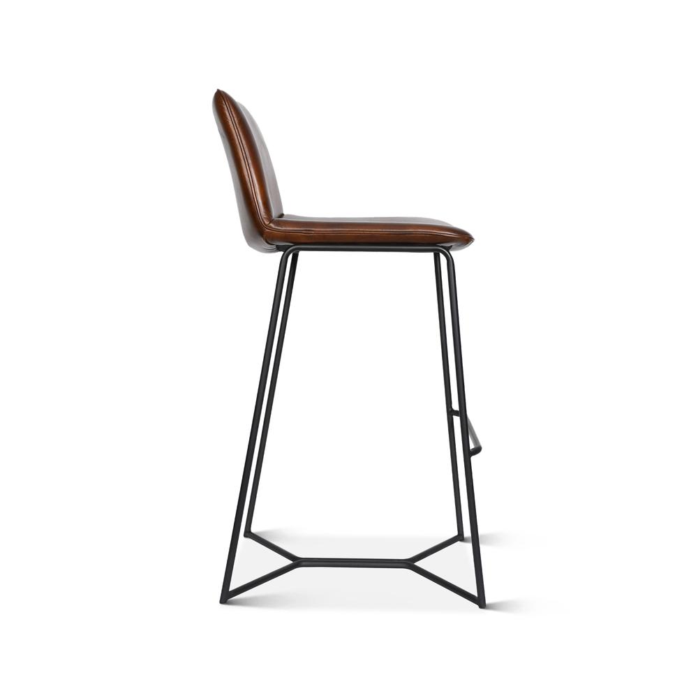 Brisbane Morgan Bar Chair in Hand Washed Chestnut