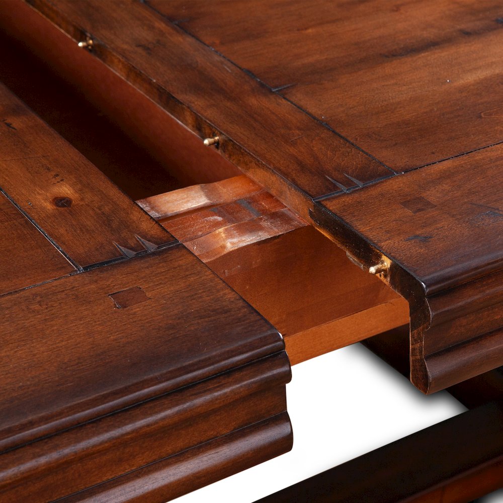Tuscany 83-128" Extension Table in Chestnut Finish