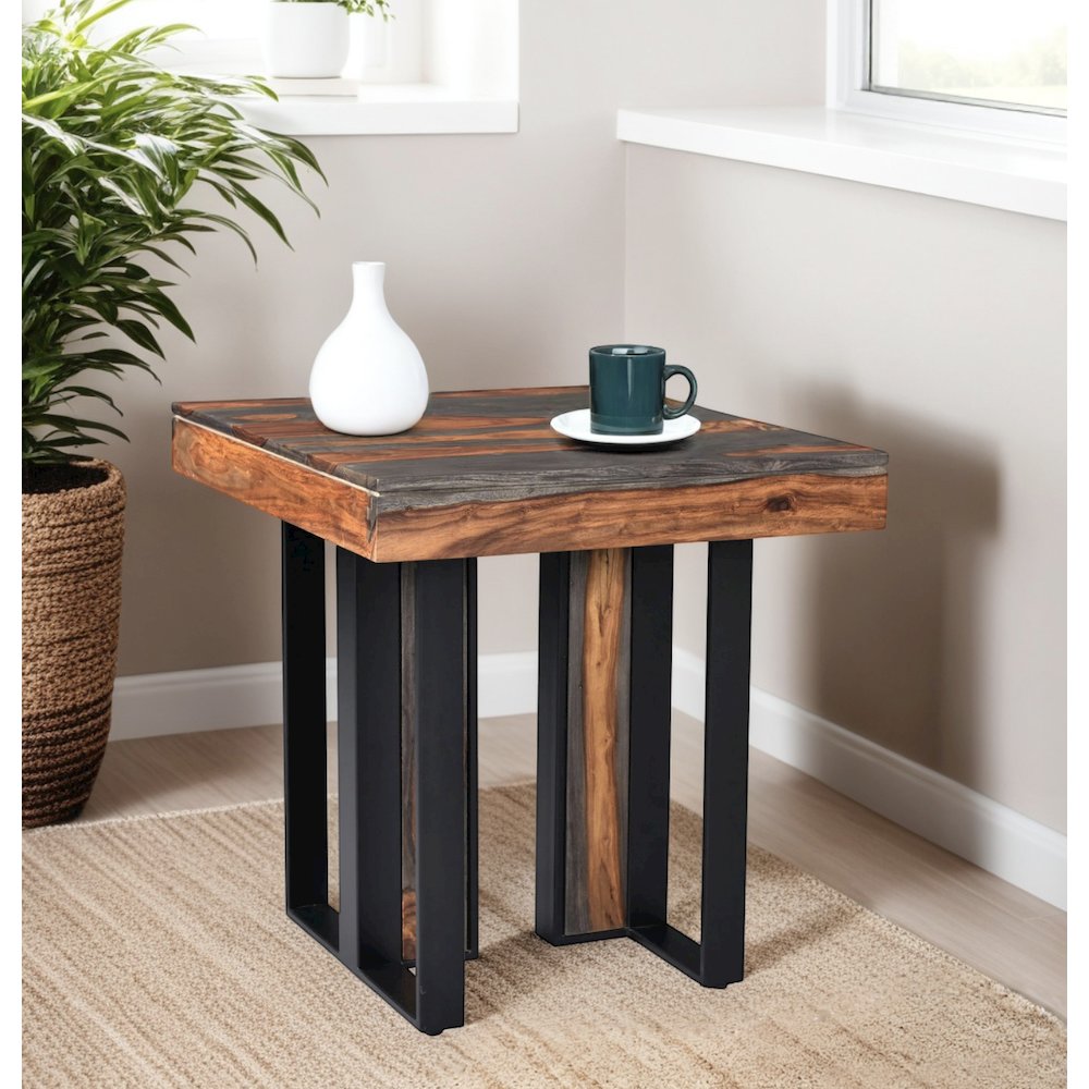 Summit 26" End Table in Capri Sheesham