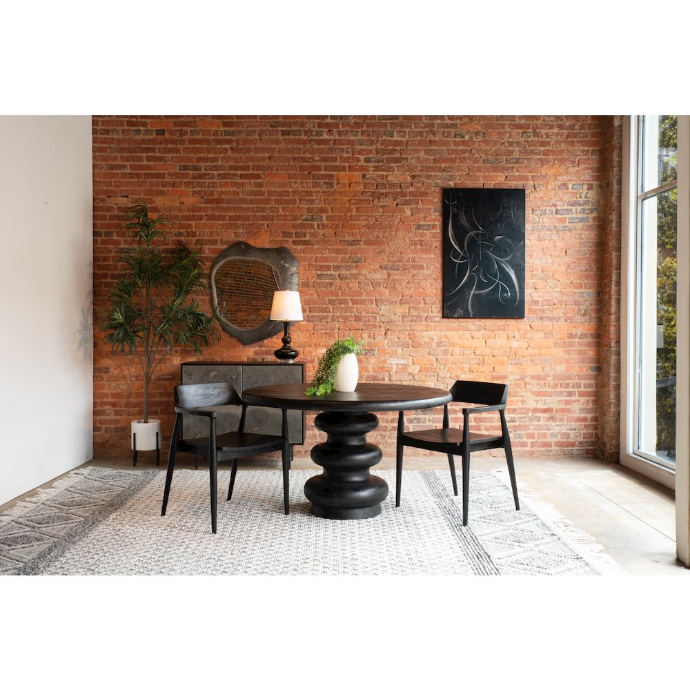 Oxford Dining Chair with Black Finish
