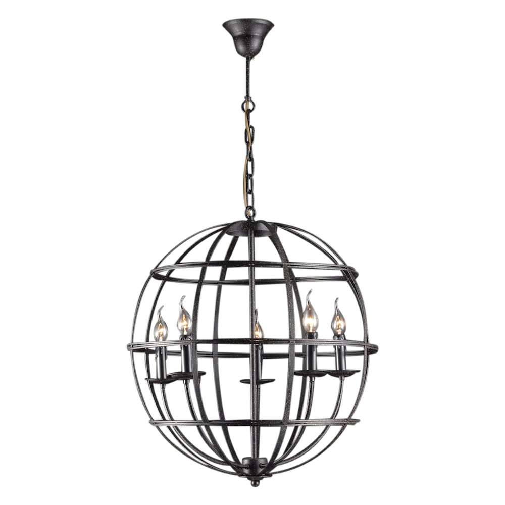 Heritage Rustic Globe Pendant - Medium