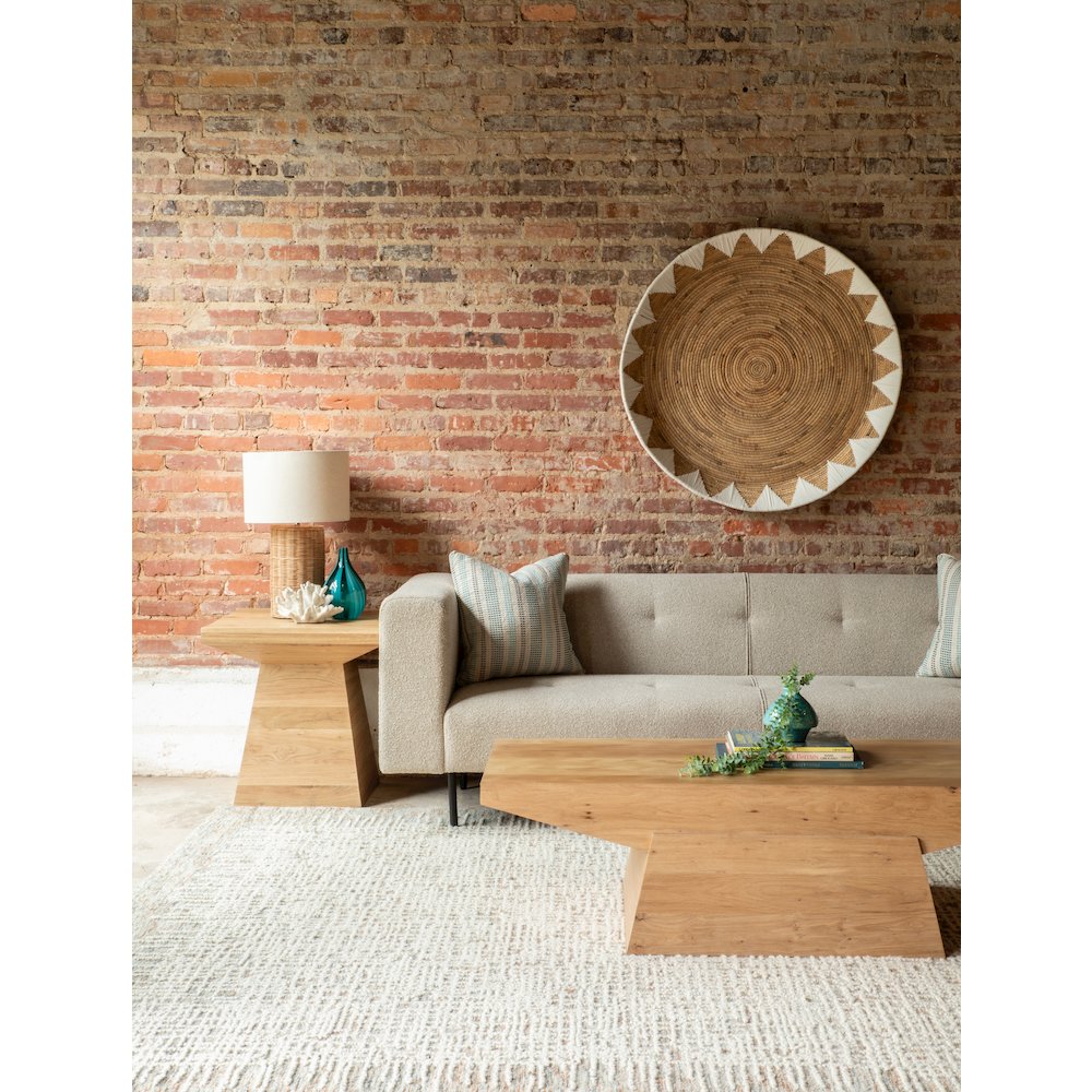 Incus 24" Side Table in Natural Oak