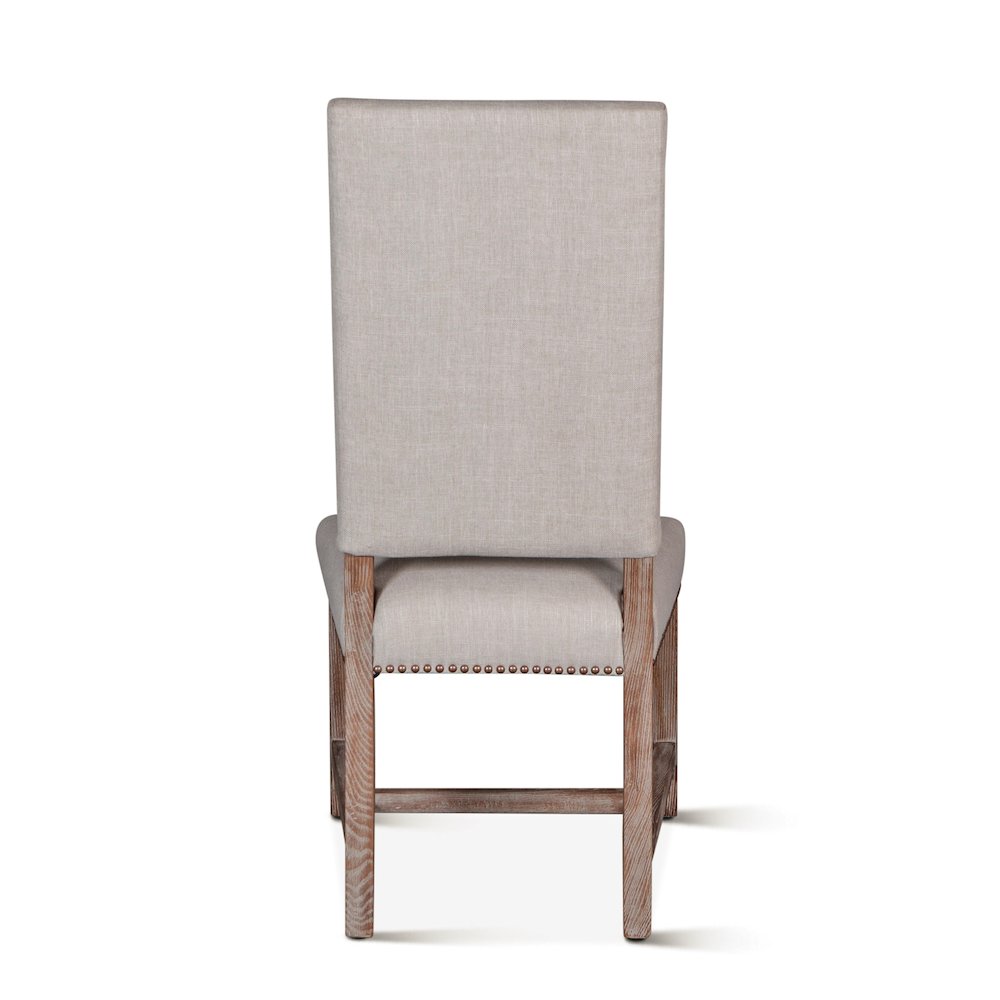 Dani High Back Formal Dining Chair in Stone