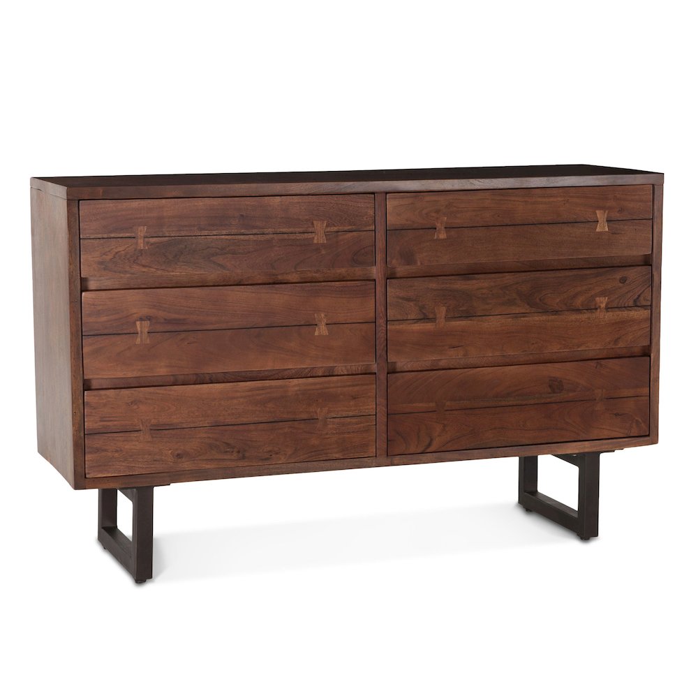 Glenwood Dresser in Acacia with Walnut Finish