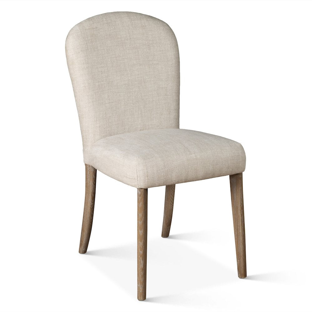Olivia Dining Chair in Beige Linen