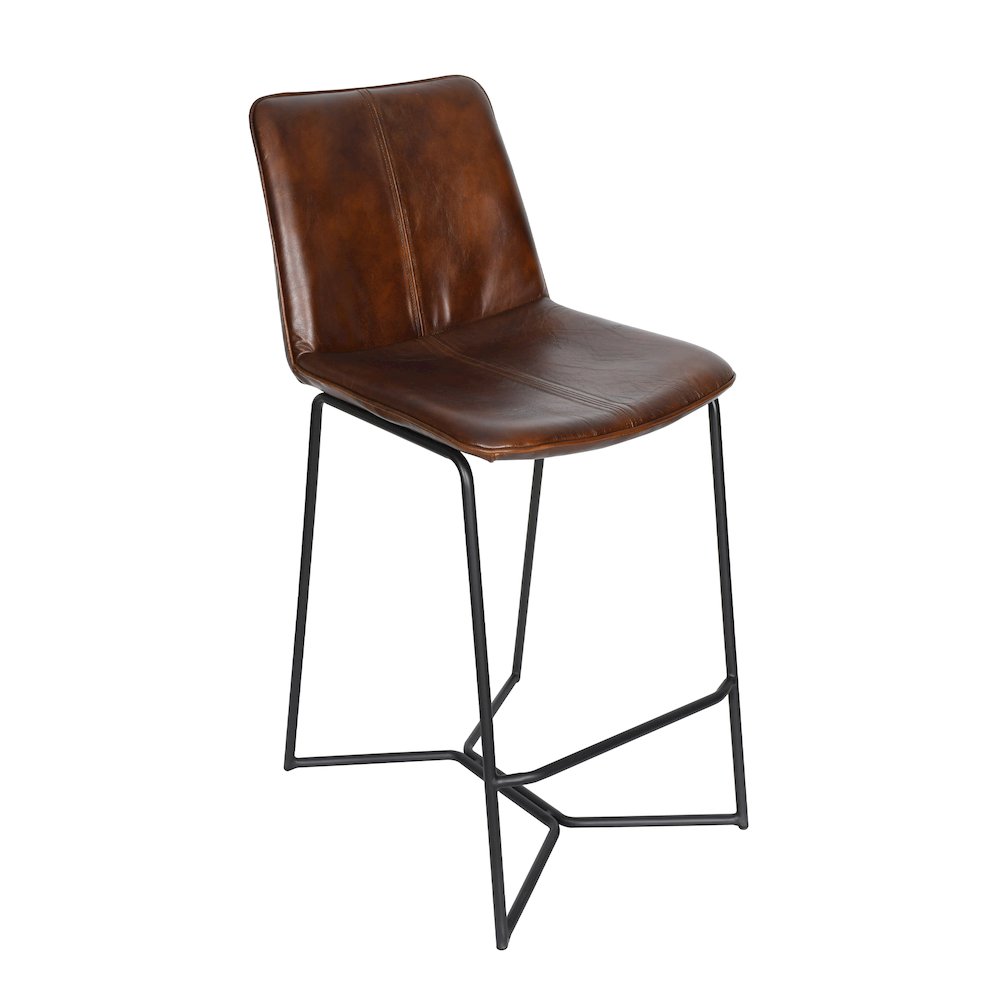 Brisbane Morgan Counter Chair in Hand Washed Chestnut