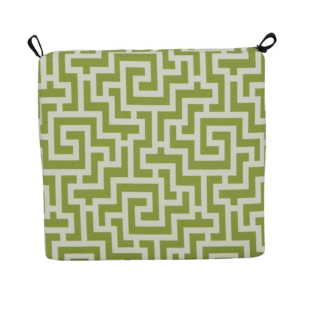 20-inch by 19-inch Patterned Outdoor Chair Cushions (Set of 2) 93454-2CH-OD-112