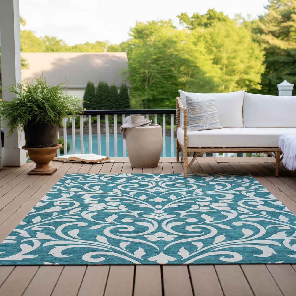Chantille ACN875 Teal 3' x 5' Rug