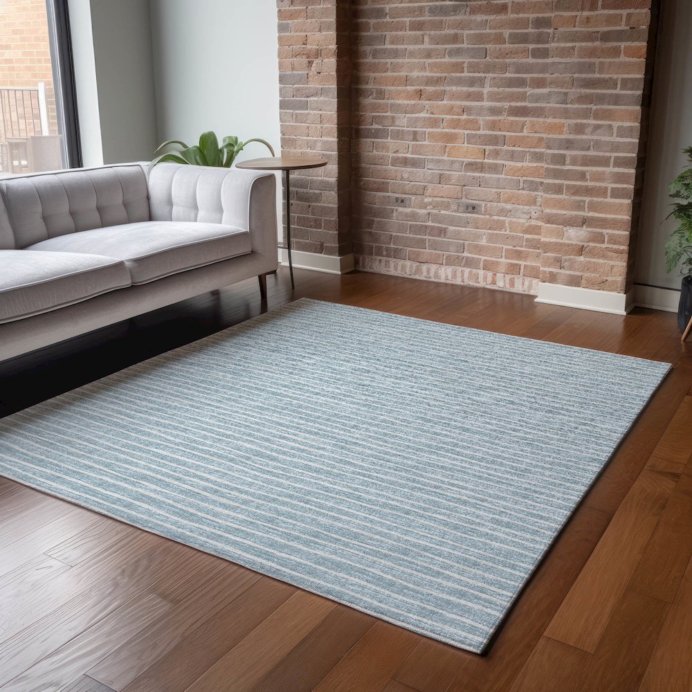 Premium Machine Washable Mayfield Sky 3' x 5' Rug