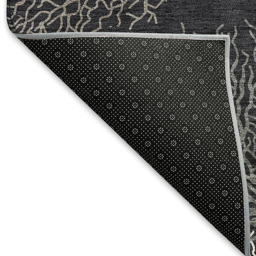 Premium Machine Washable Mayfield Midnight 2'3" x 7'6" Runner Rug