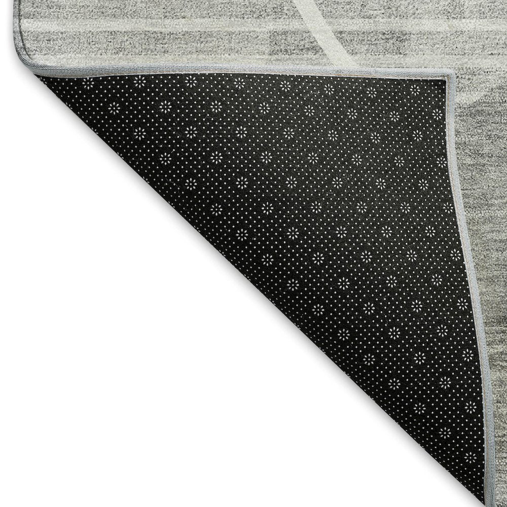 Premium Machine Washable Mayfield AMF805 Gray 2'3" x 7'6" Runner Rug