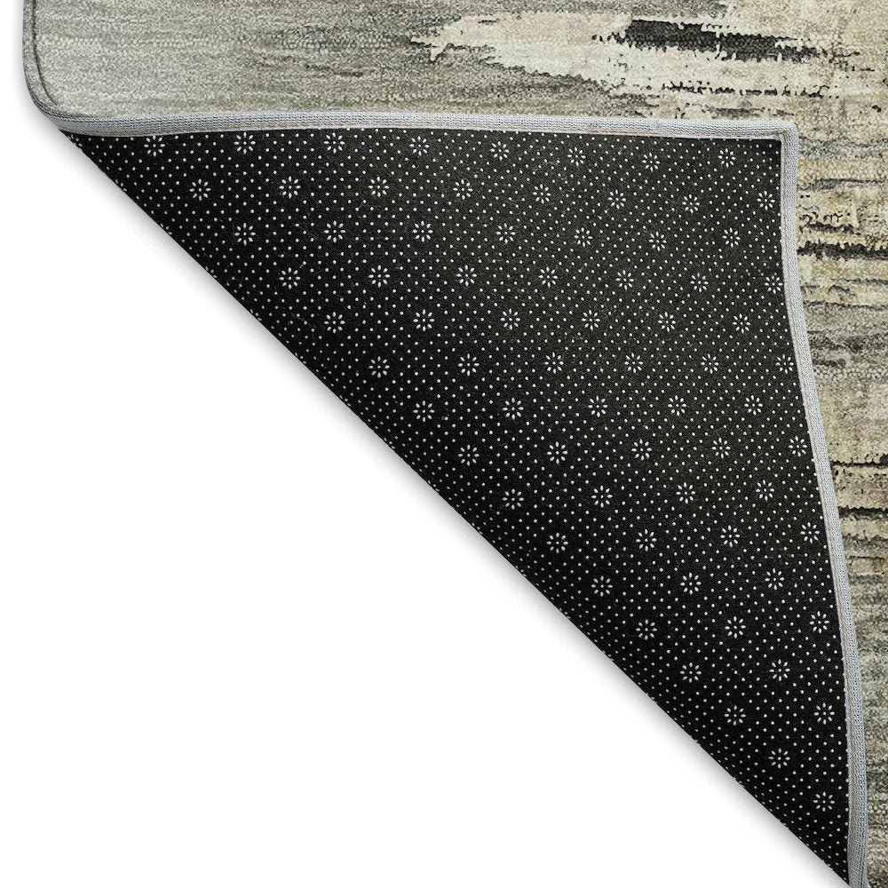 Premium Machine Washable Mayfield AMF807 Gray 2'3" x 7'6" Runner Rug