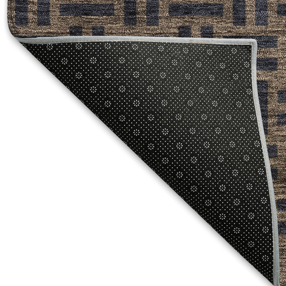 Premium Machine Washable Mayfield AMF925 Chocolate 2'3" x 7'6" Runner Rug