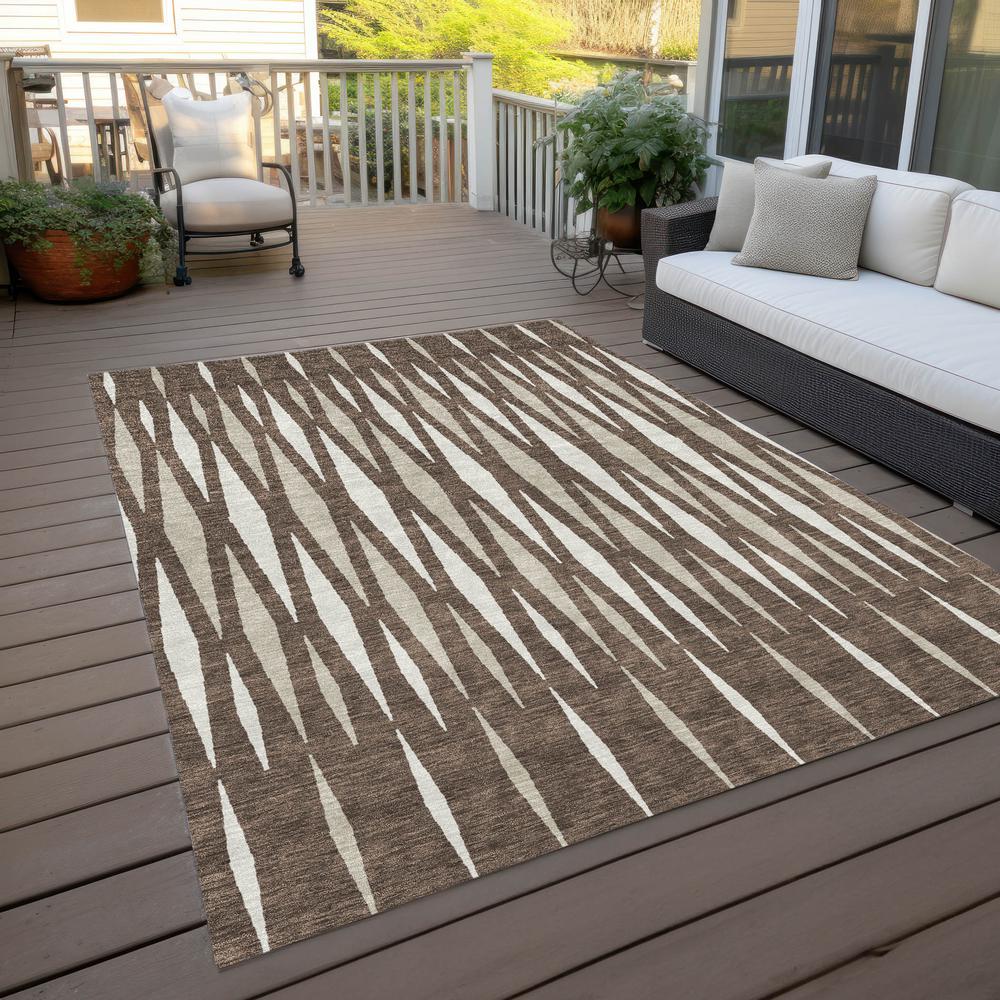 Chantille ACN881 Brown 5' x 7'6" Rug