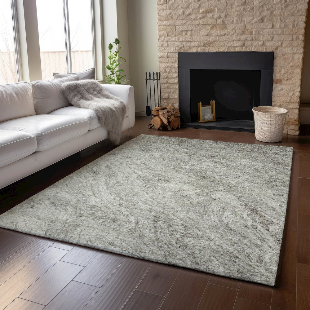 Premium Machine Washable Mayfield Taupe 5' x 7'6" Rug