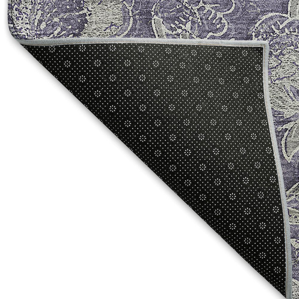Premium Machine Washable Mayfield AMF771 Eggplant 2'6" x 3'10" Rug