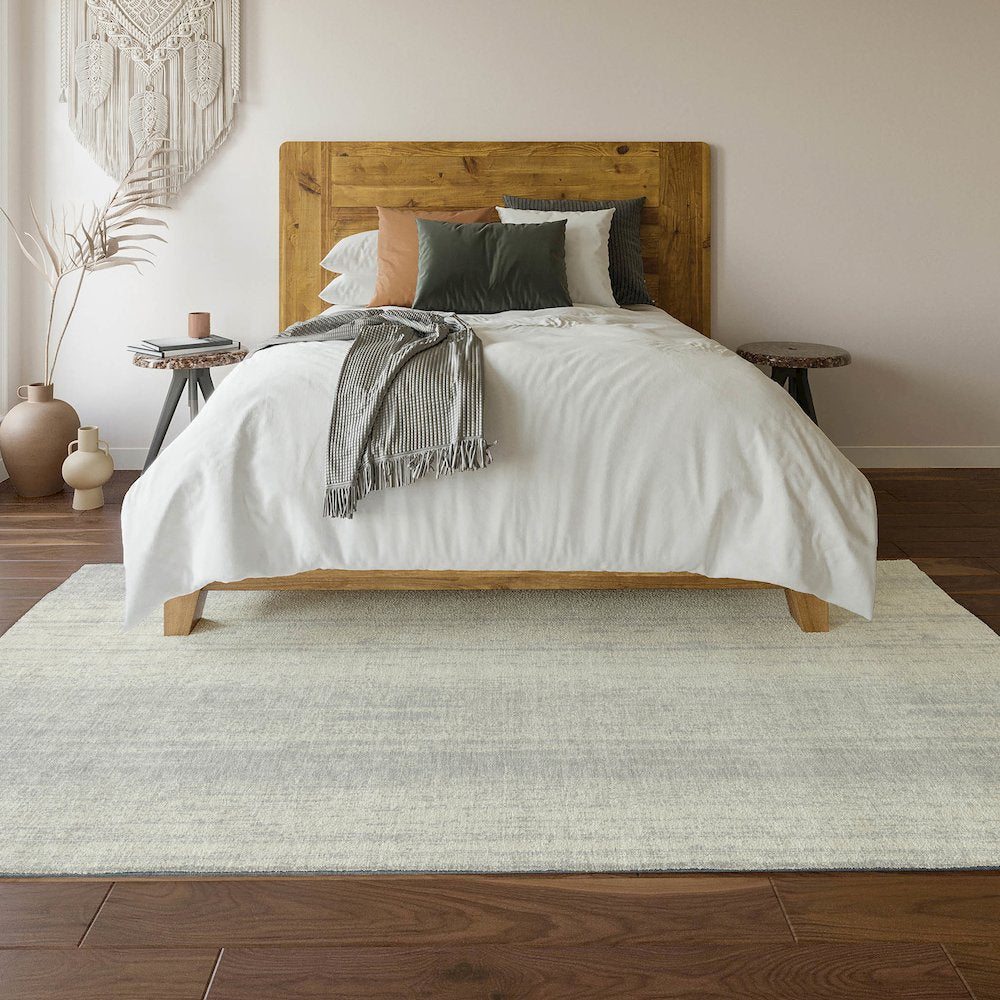 Premium Machine Washable Mayfield AMF861 Silver 5' x 7'6" Rug