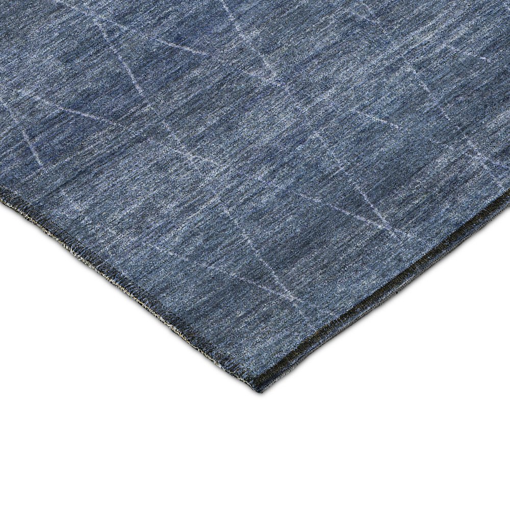 Luxury Washable Indoor/Outdoor Burano Navy 2'6" x 3'10" Rug