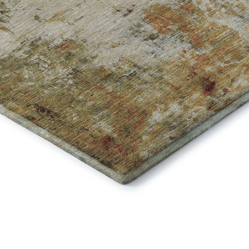 Luxury Washable Indoor/Outdoor Ravenna Olive 2'6" x 3'10" Rug