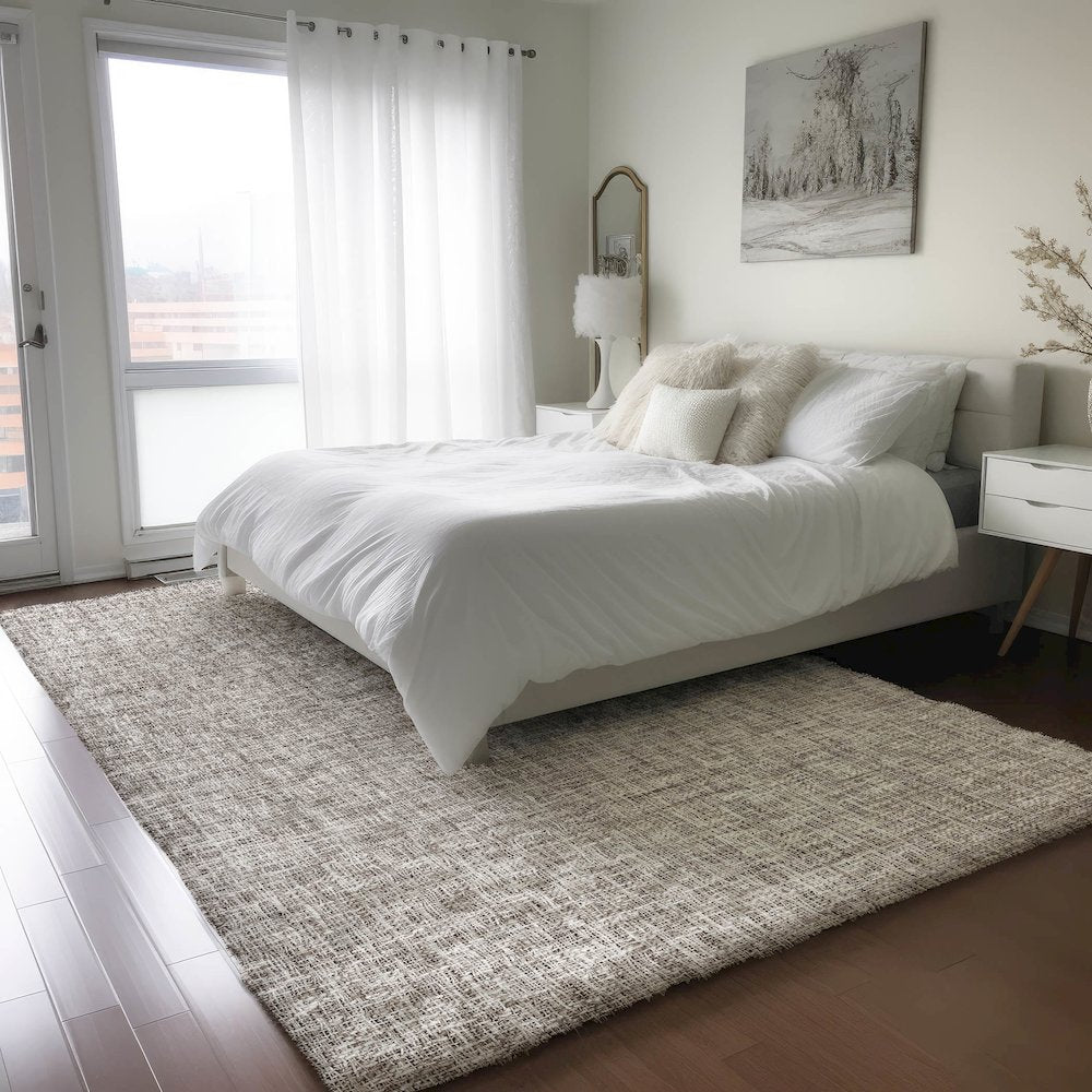 Luxury Washable Voyage VY1 Brown 5' x 7'6" Rug