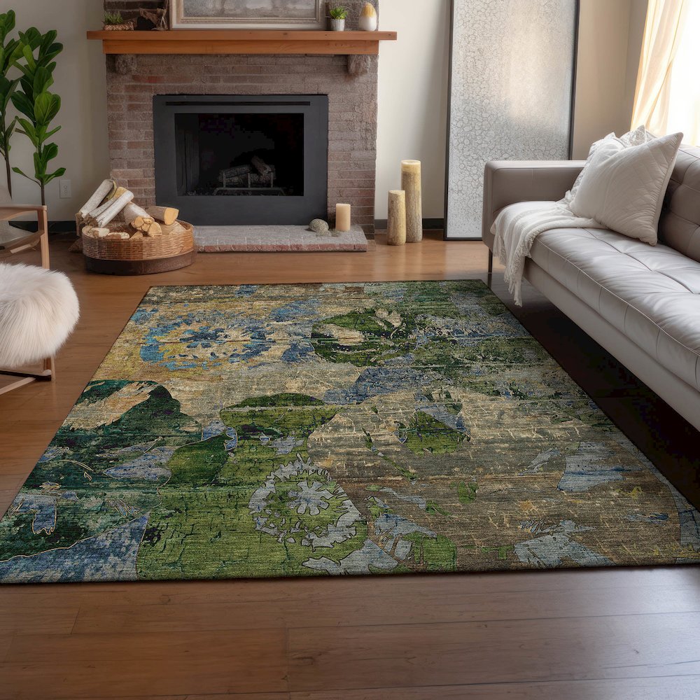 Premium Machine Washable Mayfield Taupe 8' x 10' Rug