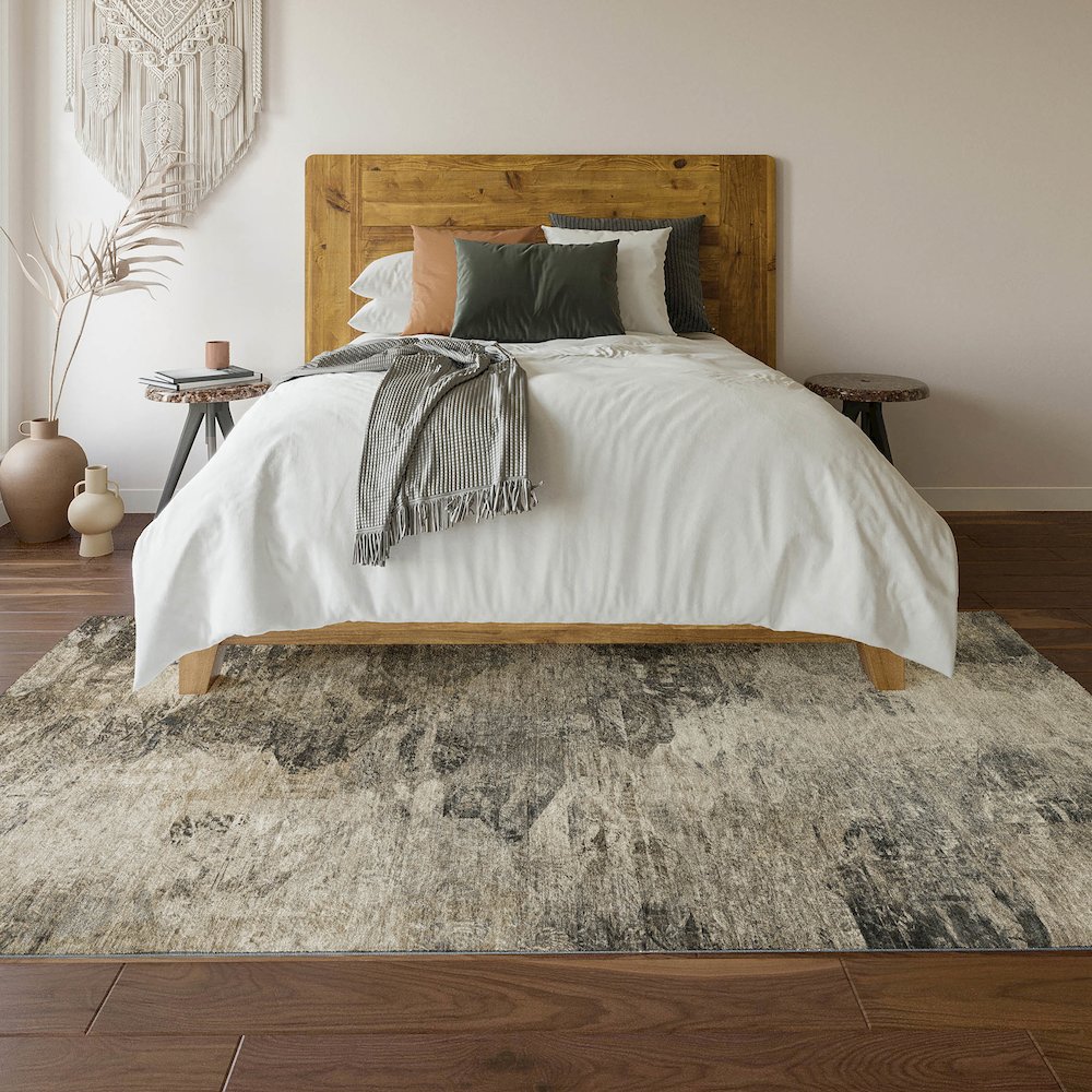 Premium Machine Washable Mayfield Taupe 8' x 10' Rug