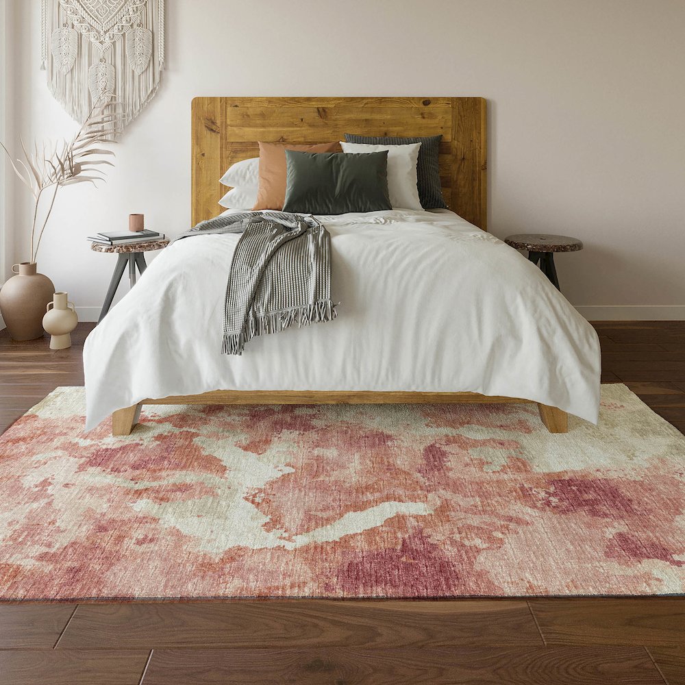 Premium Machine Washable Mayfield Pink 8' x 10' Rug