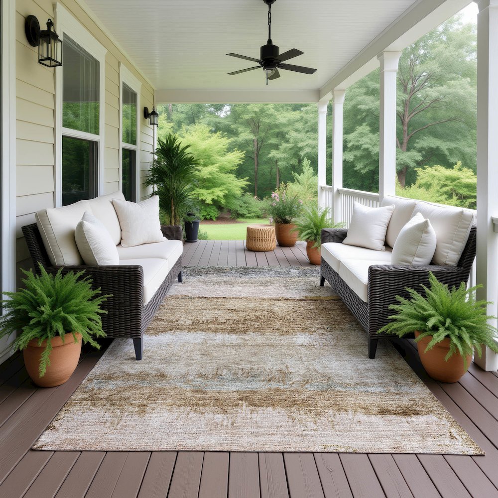 Indoor/Outdoor Nouveau Beige 8' x 10' Rug