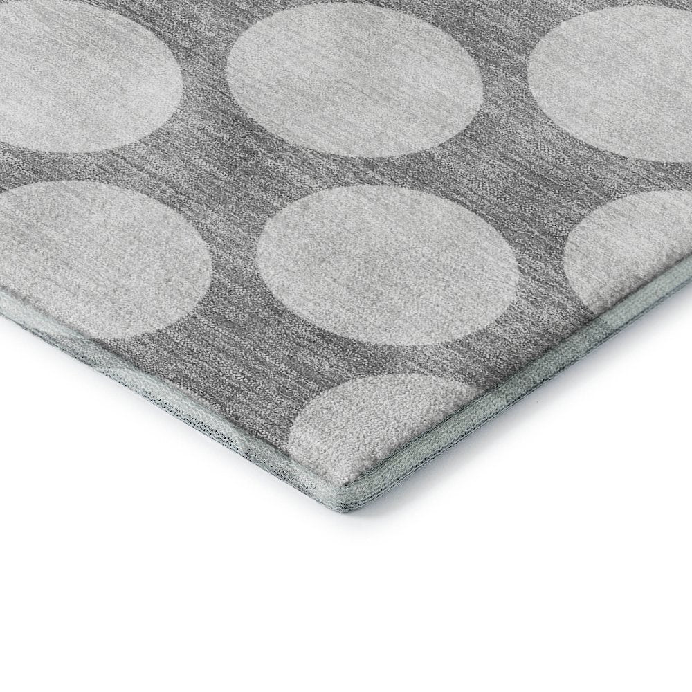 Luxury Washable Indoor/Outdoor The Reserve Gray 3' x 5' Rug