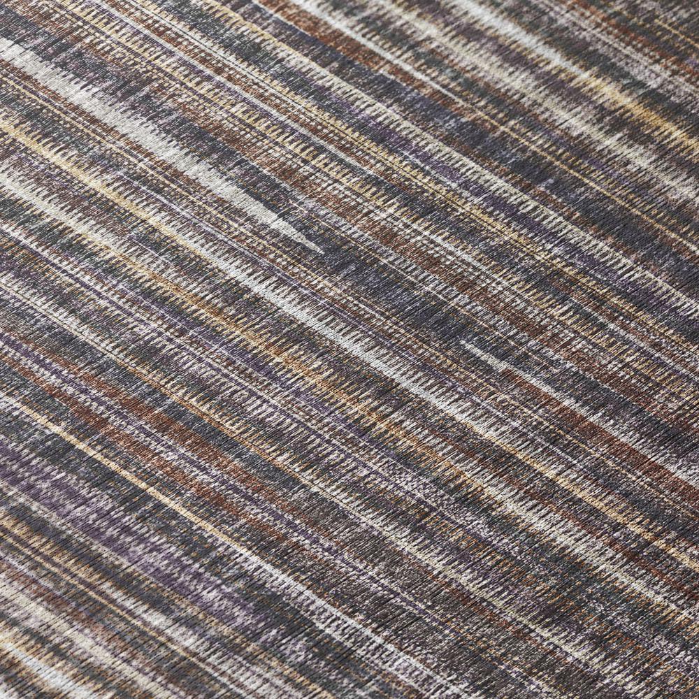 Waverly Brown Contemporary Striped 9' x 12' Area Rug Brown AWA31