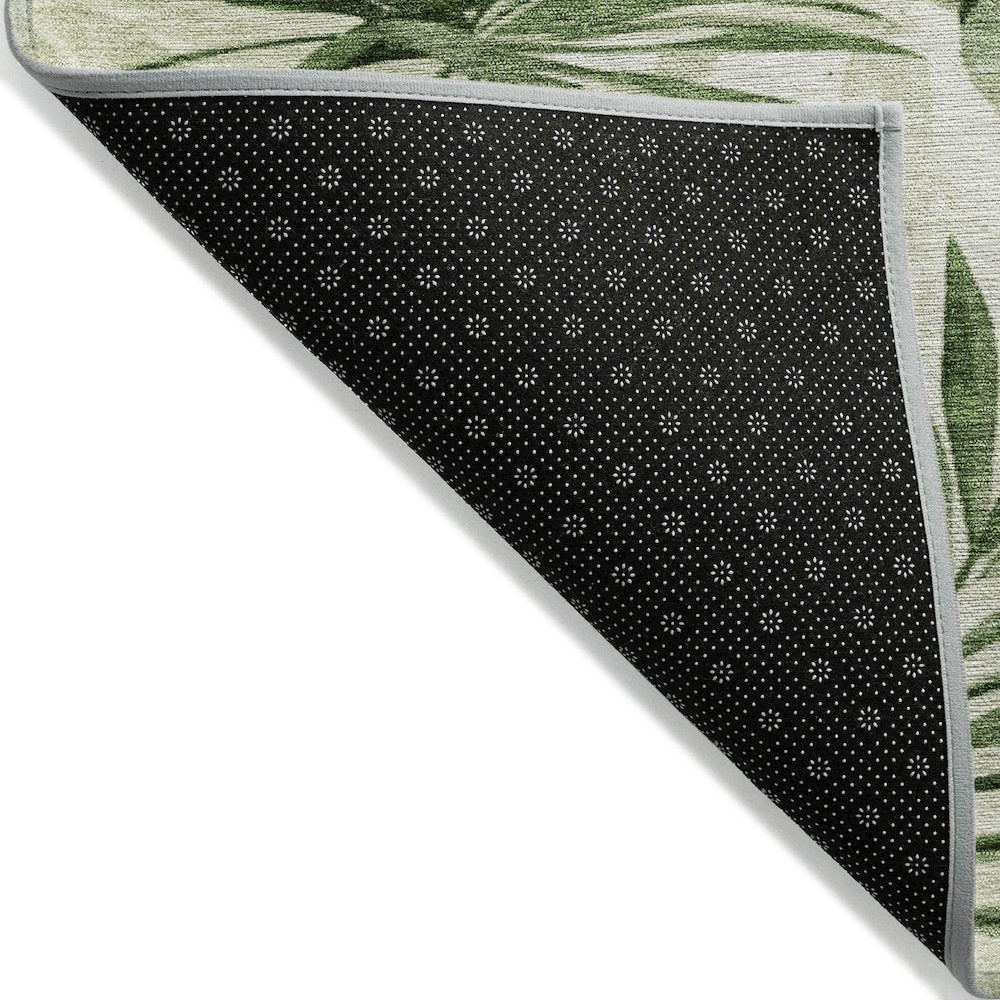 Machine Washable Indoor/Outdoor Chantille Aloe 5' x 7'6" Rug