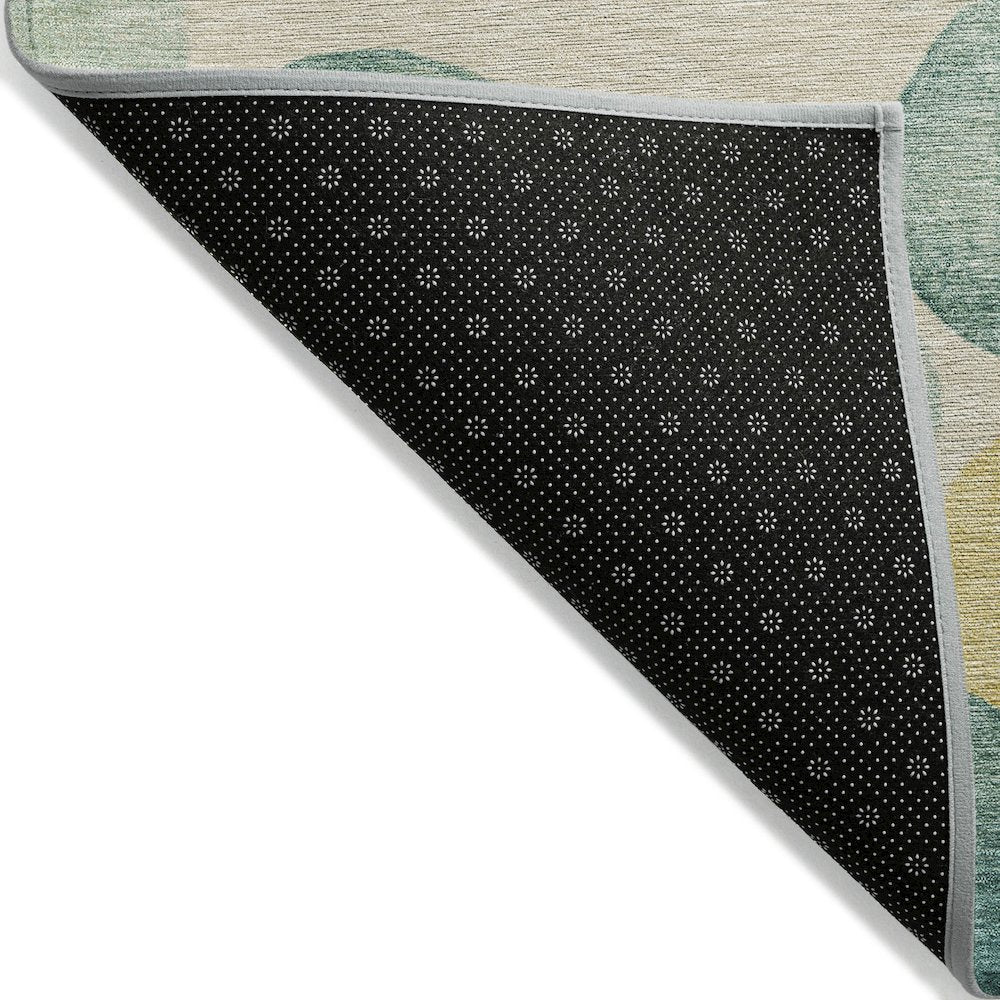 Machine Washable Indoor/Outdoor Chantille Teal 5' x 7'6" Rug