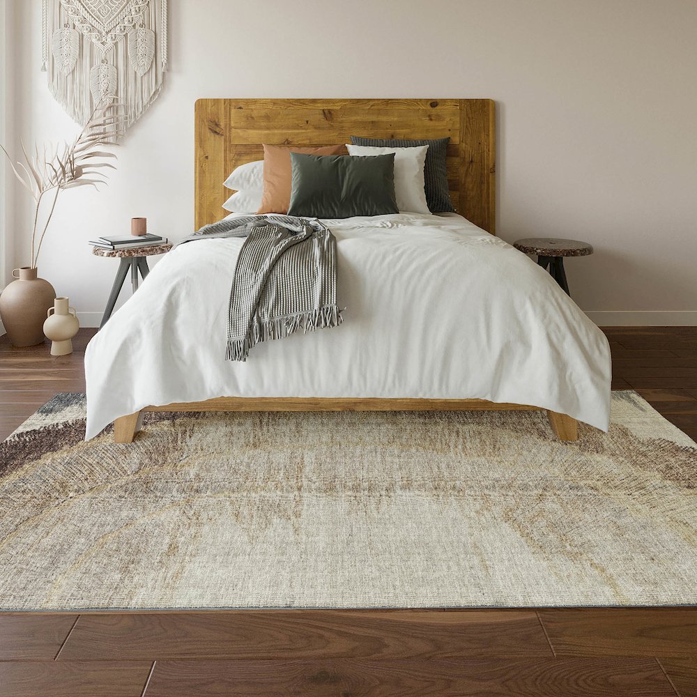 Premium Machine Washable Mayfield Brown 9' x 12' Rug