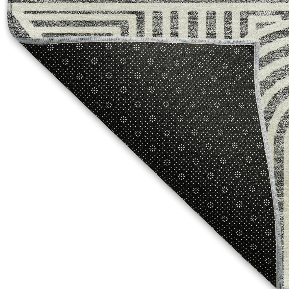 Premium Machine Washable Mayfield AMF917 Gray 5' x 7'6" Rug