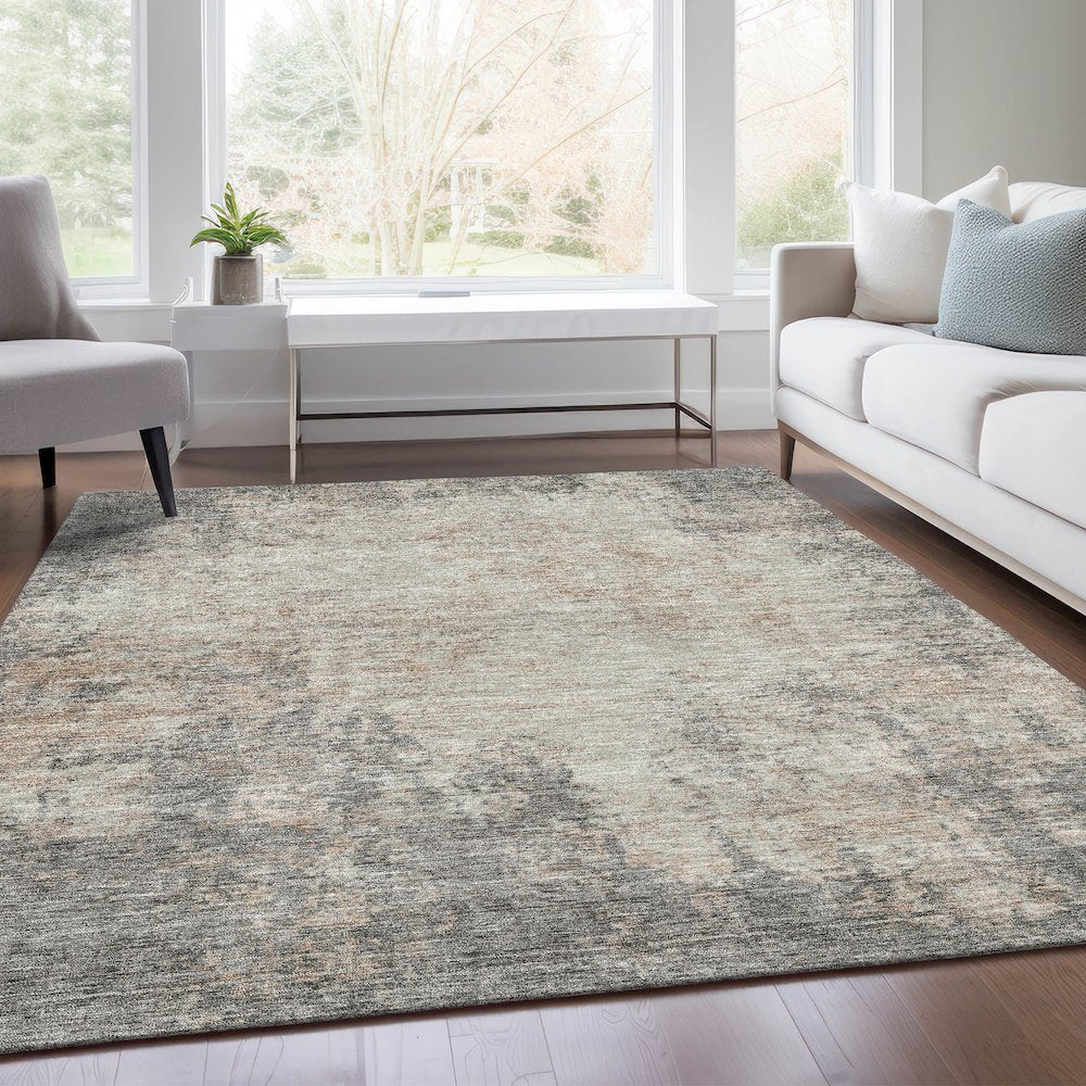 Premium Machine Washable Mayfield AMF940 Taupe 9' x 12' Rug