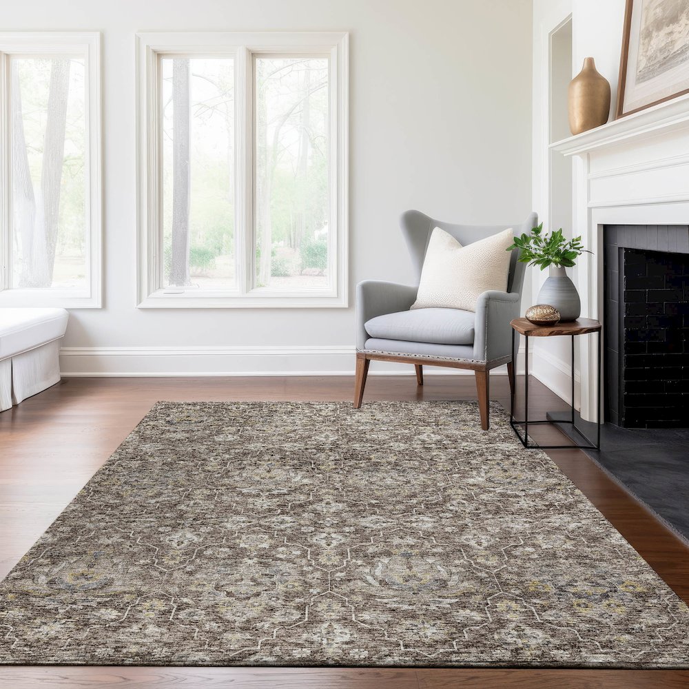 Premium Machine Washable Mayfield Driftwood 9' x 12' Rug