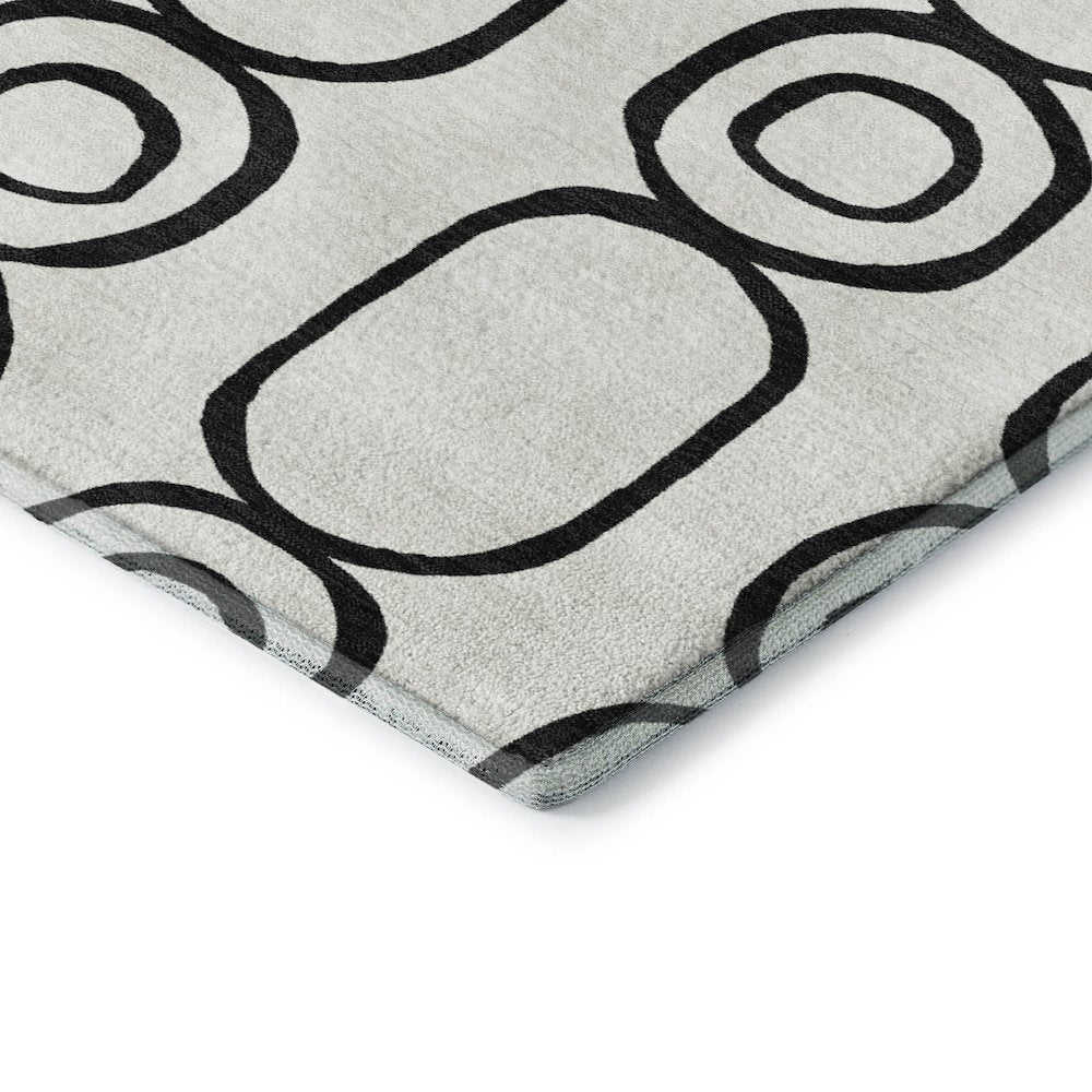 Luxury Washable Indoor/Outdoor The Reserve Ivory 5' x 7'6" Rug