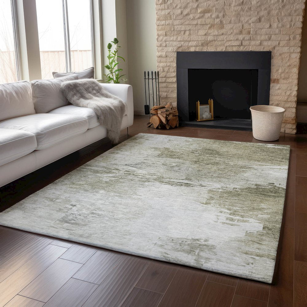Premium Machine Washable Mayfield Taupe 10' x 14' Rug